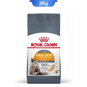 غذای خشک گربه های بالغ حمایت از پوست و مو طعم مرغ مدل هیر اند اسکین رویال کنین