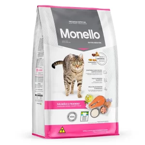 غذای خشک گربه های بالغ بدغذا طعم میکس مرغ و تن و سالمون برای تقویت سیستم ایمنی بدن مونلو ( Monello mix) (وزن یک کیلویی بسته بندی فله چیوویی)