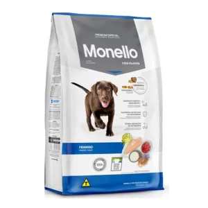غذای خشک توله سگ  طعم مرغ و برنج برای تامین انرژی و بهبود رشد سالم مونلو (Monello Puppy) وزن 15کیلوگرم