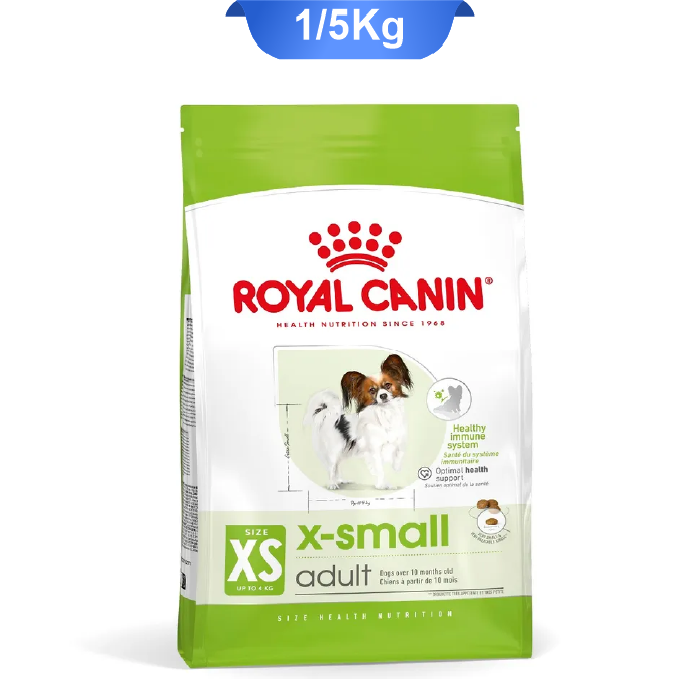 royal-canin-xsmall-adult غذای خشک سگ های بالغ سایز کوچک ( تا وزن 4 کیلوگرم ) رویال کنین وزن 1.5 کیلوگرم (x-Small Adult) - Image 1