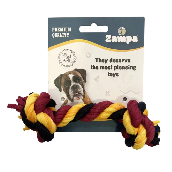 اسباب بازی دوسر گره سگ جنس کنفی محکم ضد حساسیت زامپا