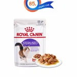 پوچ گربه عقیم رویال کنین در سس مدل استرلایزد وزن 85 گرم Royal Canin Sterilised