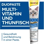 خمیر مولتی ویتامین گربه جیم کت طعم ماهی تن وزن 50 گرم GimCat Duo Paste Multi Vitamin - تصویر 3