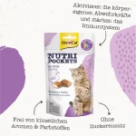 تشویقی گربه بالغ جیم کت طعم اردک وزن 60 گرم GimCat Nutri Pockets - تصویر 5