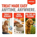 پودینگ سگ ونپی طعم مرغ حاوی هویج و نخودفرنگی وزن 90 گرم Wanpy Dog Tasty Meat Paste Chicken - Image 2