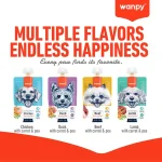 پودینگ سگ ونپی طعم اردک حاوی هویج و نخودفرنگی وزن 90 گرم Wanpy Dog Tasty Meat Paste Duck - Image 4