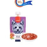 پودینگ سگ ونپی طعم اردک حاوی هویج و نخودفرنگی وزن 90 گرم Wanpy Dog Tasty Meat Paste Duck