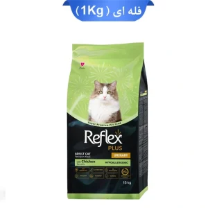 غذا خشک گربه بالغ رفلکس پلاس طعم مرغ مدل یوریناری