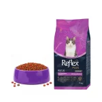 غذای خشک گربه بالغ رفلکس پلاس طعم مرغ مدل گورمت هایپوآلرژنیک وزن 15 کیلوگرم Reflex Adult Gourmet Chicken - تصویر 3