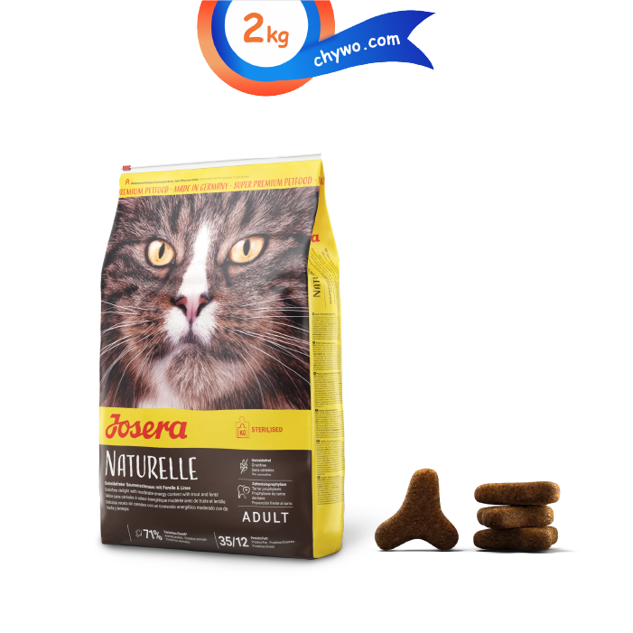 josera-naturelle-adult-2kg-10 غذای خشک گربه عقیم شده جوسرا نیچرله وزن 2 کیلوگرم Naturelle Josera - Image 1