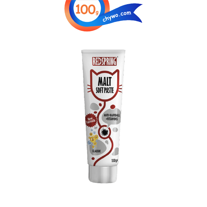 redspring-n-17 خمیر مالت گربه رد اسپرینگ کلاسیک به همراه مولتی ویتامین وزن 100 گرم RedSpring Malt Soft Paste - Image 1