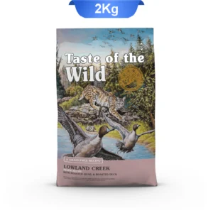 غذا خشک گربه تیست آف د وایلد بلدرچین و اردک وزن 2.27 کیلوگرم | Taste Of The Wild Lowland Creek