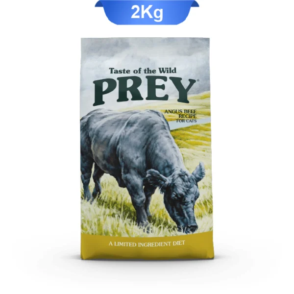 غذا خشک گربه تیست آف د وایلد پری طعم گوشت گاو آنگوس 2.7 کیلوگرم| Taste of the Wild Prey Angus Beef