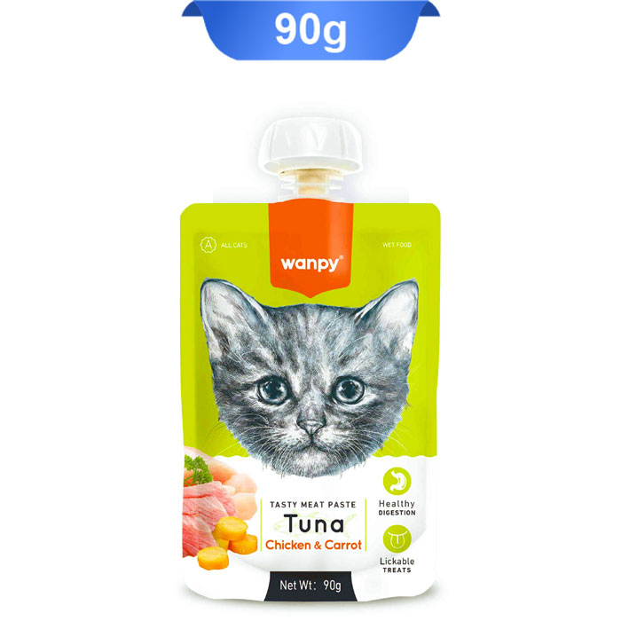 tuna-chicken پودینگ گربه ونپی طعم ماهی تن و مرغ و هویج