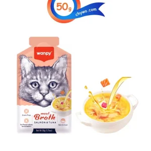 سوپ گربه ونپی طعم سالمون و ماهی تن