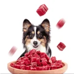 تشویقی سگ ونپی طعم گوشت گاو مدل تکه ای وزن 100 گرم Wanpy Beef Marbled Bites - تصویر 3