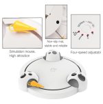 اسباب بازی گربه اتوماتیک دارای صفحه و موش چرخان ابعاد 30x30 سانتی متر Dougez Electric Puzzle Catch Mouse - تصویر 4