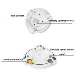 اسباب بازی گربه اتوماتیک دارای صفحه و موش چرخان ابعاد 30x30 سانتی متر Dougez Electric Puzzle Catch Mouse - تصویر 5