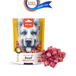 تشویقی سگ ونپی طعم گوشت گاو مدل تکه ای وزن 100 گرم Wanpy Beef Marbled Bites