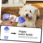 ظرف و قمقمه آب و غذا سگ و گربه پرتابل ابری ظرفیت 360 میلی لیتر Cloud Portable Water Bottle - تصویر 5