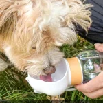 ظرف و قمقمه آب و غذا سگ و گربه پرتابل ابری ظرفیت 360 میلی لیتر Cloud Portable Water Bottle - تصویر 6