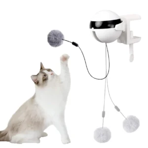 اسباب بازی گربه مدل یو یو Cat Teaser Toy Yo-Yo Lifting Ball