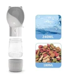 ظرف آب و غذا همراه سگ و گربه مدل قمقمه ای سر گربه Pet Water Cup - تصویر 5