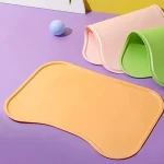 زیرانداز و مت سگ و گربه (زیر بشقابی) جنس سیلیکون با کیفیت ضد آب ابعاد 45x30 سانتی متر - تصویر 8