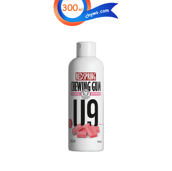 redspring-n-10 شامپو روزانه سگ مناسب انواع مو رد اسپرینگ عصاره آدامس وزن 300 میلی لیتر RedSpring Chewing Gum - Image 1