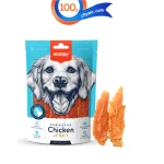 تشویقی سگ ونپی طعم مرغ مدل جرکی وزن 80 گرم Wanpy Chicken Jerky