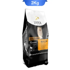 غذا خشک بچه گربه لوکا مدل مادر اند بیبی طعم مرغ و برنج وزن 2 کیلوگرم Loca Mother & Baby
