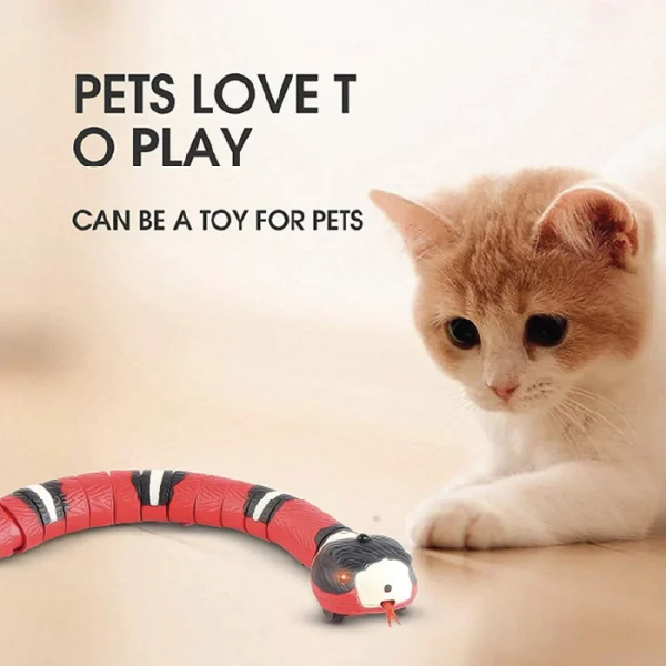 اسباب بازی شارژی گربه مدل مار متحرک Milk Snake Electric - Image 3