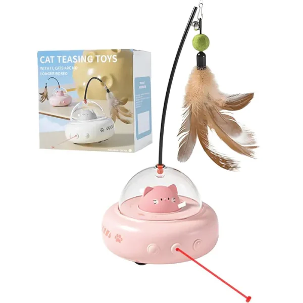 اسباب بازی سفینه لیزردار متحرک کد 106306 Automatic Cat Toy - Image 1
