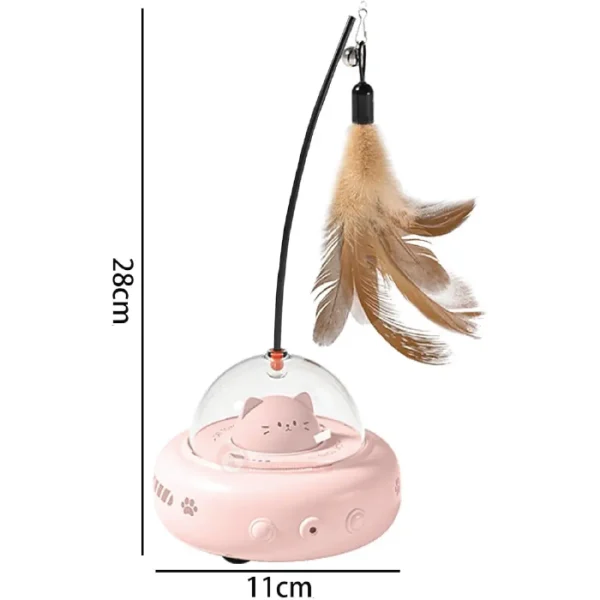 اسباب بازی سفینه لیزردار متحرک کد 106306 Automatic Cat Toy - Image 4