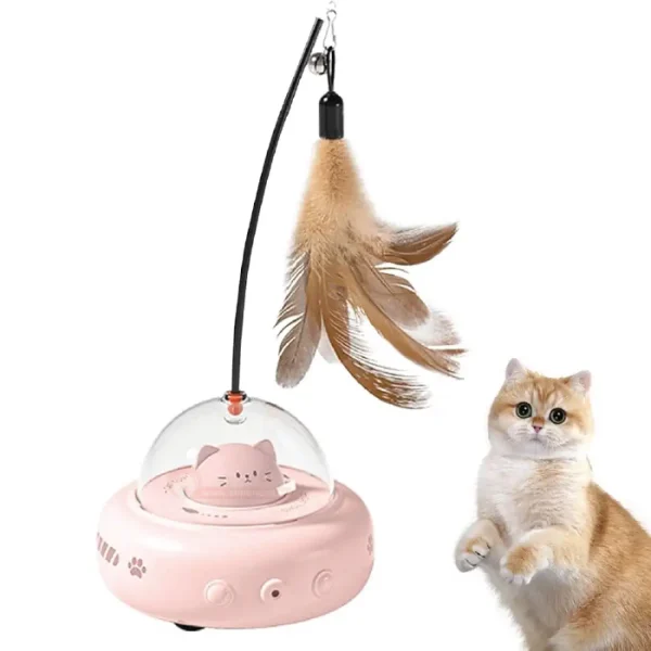 اسباب بازی سفینه لیزردار متحرک کد 106306 Automatic Cat Toy - Image 5