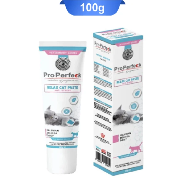 خمیر آرامش بخش و ضد استرس گربه پروپرفک وزن 100 گرم ProPerfeck Relax Cat Paste - Image 1