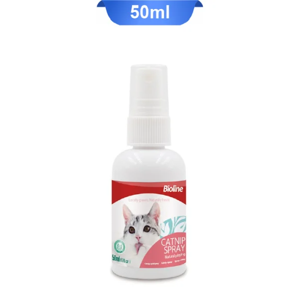اسپری کت نیپ گربه بایولاین 50 میلی لیتر Catnip spray - Image 1