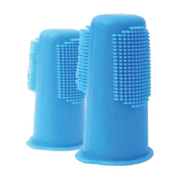 مسواک انگشتی سیلیکونی سگ و گربه دنتال کر بسته 2 عددی کد 112334 Dental Care - Image 4