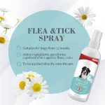 اسپری ضد کک و کنه سگ بایولاین 175 میلی لیتر Bioline Flea & Tick Spray - Image 3