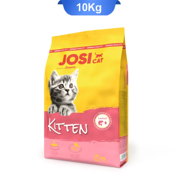 غذا خشک بچه گربه جوسی کت مدل کیتن طعم مرغ وزن 10 کیلوگرم Josicat Kitten - Image 1