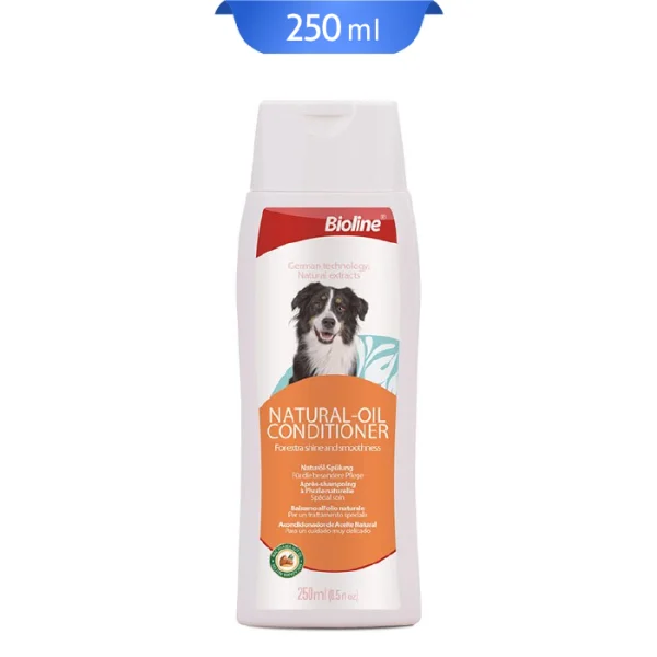 شامپو سگ نرم کننده با روغن طبیعی بایولاین حجم 250 میلی لیتر Bioline Natural-Oil Conditioner - Image 1