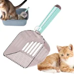 بیلچه کریستال خاک گربه با جنس شفاف و بی رنگ کد 106323