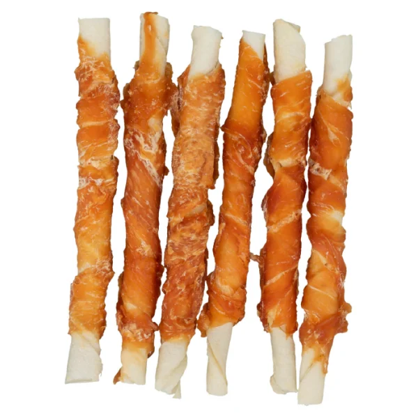 تشویقی دندانی سگ تریکسی دورپیچ مرغ وزن 70 گرم Trixie Denta Fun Rolls - Image 2