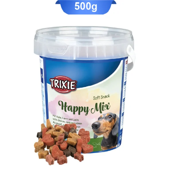 تشویقی سگ تریکسی مدل هپی میکس وزن 500 گرم Trixie Happy Mix - Image 1