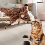 اسباب بازی گربه مدل سنجاب موزیکال شارژی همراه با کنترل - Image 4