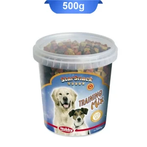 تشویقی سگ نوبی سطلی طعم مرغ،گوشت شکار،بره و ماهی سالمون