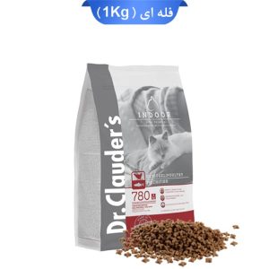 غذاخشک گربه بالغ خانگی دکتر کلادرز طعم مرغ و سالمون