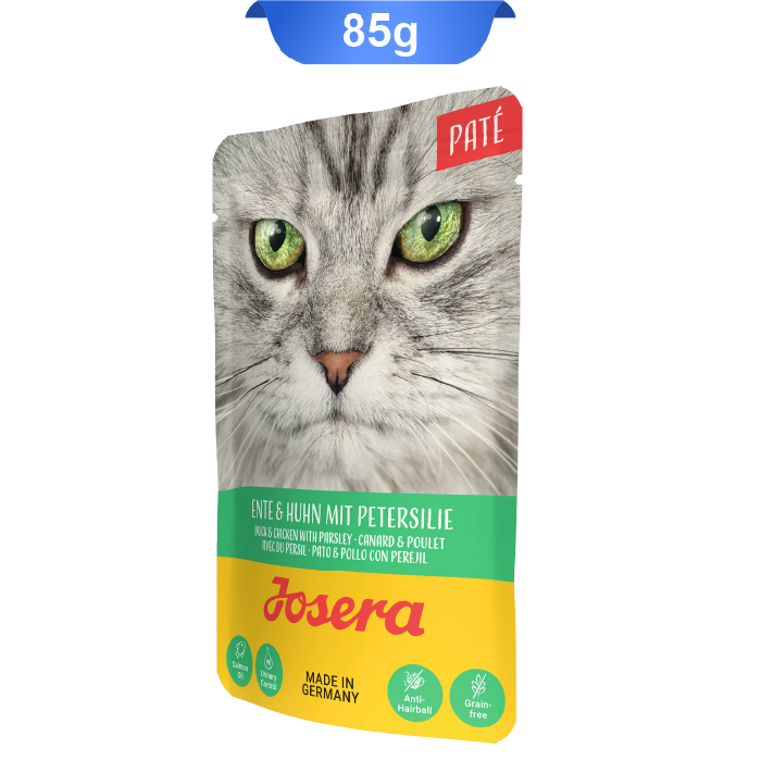 josera-pate-ente-huhn-mit-petersilie-85gr پوچ گربه جوسرا طعم مرغ و اردک وزن 85 گرم Josera Pate Ente & Huhn Mit Petersilie - Image 1