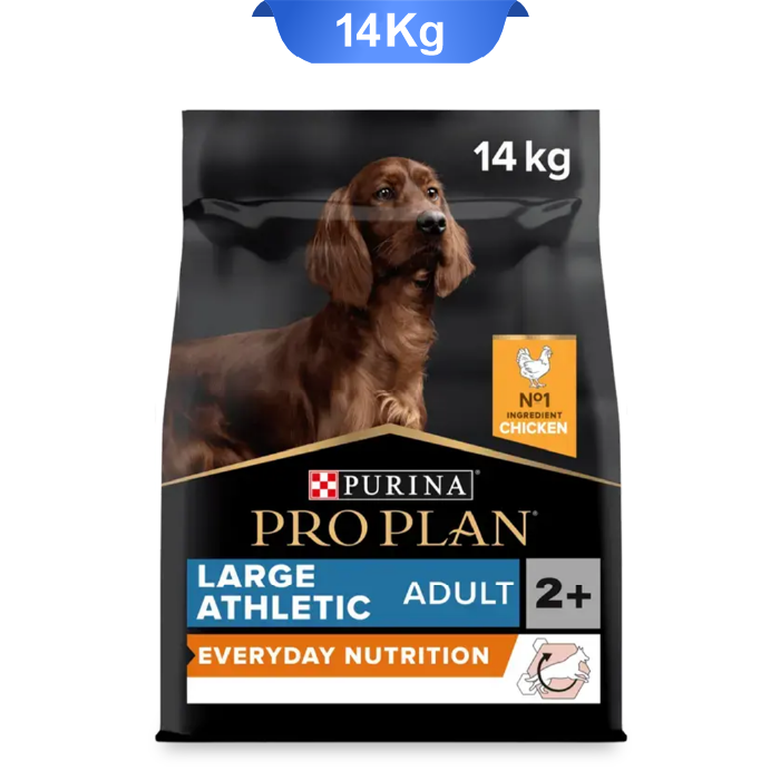 large-athletic-adult-everyday-nutrition-14kg غذای خشک سگ بالغ نژاد بزرگ پروپلن ورزشی طعم مرغ وزن 14 کیلوگرم PRO PLAN Large Athletic Adult - Image 1