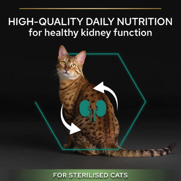 غذا خشک گربه بالغ عقیم پروپلن رنال پلاس طعم بوقلمون وزن 3 کیلوگرم ProPlan Renal Plus - Image 8